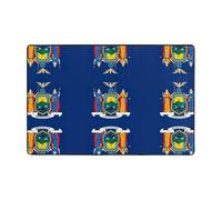 Pidgazdfgv New York State Flag Bathroom Rug Extra Soft Absorbent Bath Mat Machine Washable Microfiber Non Slip Floor Mat