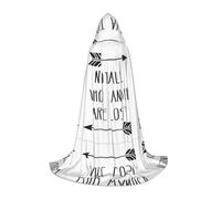 Pidgazdfgv Not All Who Wander Are Lost Hooded Cape Halloween Child Fancy Dress Child Dress Up Accessories Costume Party Cosplay