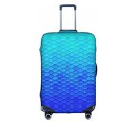 Pidgazdfgv Ocean Sea Blue Mermaid Fish Luggage Cover for Suitcase Suitcase Cover Protector Suitcase Cover Fit S-XL Inch Luggage