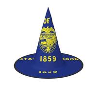 Pidgazdfgv Oregon State Flag Halloween Hat Christmas Party Cosplay Costume Men Women Classic Accessory Fancy Dress Hair