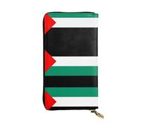 Pidgazdfgv Palestine Flag Women RFID Blocking Wallet Leather Zip Phone Clutch Large Capacity Lady Travel Purse Gifts