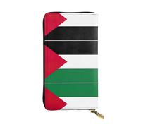 Pidgazdfgv Palestine Flag Women RFID Blocking Wallet Leather Zip Phone Clutch Large Capacity Lady Travel Purse Gifts