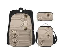 Pidgazdfgv Rocks Over A Rippled Backpack Kid Boys Girls Lunch Box School Bookbag Set Secondary Pupil College Student Gift