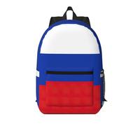 Pidgazdfgv Russian Flag 17 Inch Laptop Backpack School Business Flight Approved Weekend Luggage Sleeve Women Men