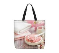 Pidgazdfgv Spa Theme Shopping Bag Eco Friendly Shopping Tote Bag School Work Laptop Women Girl Handbag Everyday