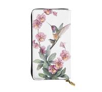 Pidgazdfgv Spring Bird Women RFID Blocking Wallet Leather Zip Phone Clutch Large Capacity Lady Travel Purse Gifts