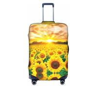 Pidgazdfgv Sunflower Field Sunset Luggage Cover for Suitcase Suitcase Cover Protector Suitcase Cover Fit S-XL Inch Luggage