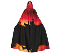 Pidgazdfgv Texas Cowboy Adult Cloak Jedi Robe Hooded Halloween Christmas Party Cosplay Costume Vampire Uniform59
