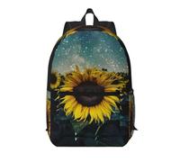Pidgazdfgv The Most Beautiful Sunflower 17 Inch Laptop Backpack School Business Flight Approved Weekend Luggage Sleeve Women Men