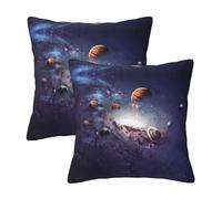 Pidgazdfgv The Solar System Cushion Cover Throw Pillow Cover Square Couch Cushion Sofa Bedroom Decor Pillowcase Summer