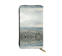 Pidgazdfgv Tokyo Bird Eye View Women RFID Blocking Wallet Leather Zip Phone Clutch Large Capacity Lady Travel Purse Gifts