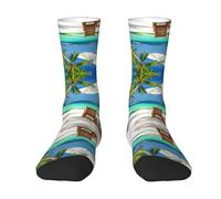 Pidgazdfgv Tropical Holidays Adult Socks Walking Socks Womens Hiking Breathable Men Comfortable Sock Ladies Outdoor Boy