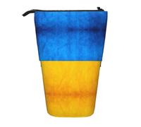 Pidgazdfgv Ukrainian Flag Pencil Case Portable Pencil Bag School Office Kid Students Adult Girl Boys Present Make Up