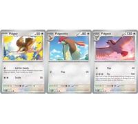 Pidgeot 018/165 - Pokemon 151 - Evolution 3 Card Lot - Pidgey Pidgeotto