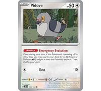 Pidove 133/162 Common Pokemon Card (SV Temporal Forces) + 1x TitanCards® Toploader