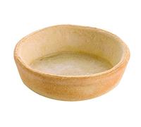 Pidy 8.5cm Neutral Shortcrust Pastry Tarts, Crispy & Moisture-Resistant, Perfect for Bakers & Food Enthusiasts! - 135pcs