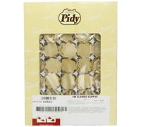 Pidy Flower Cuppys Shallow Petal Shaped Neutral Canape Pastry Cups - 140 Portions