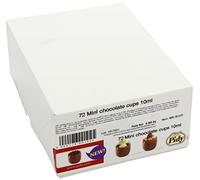 Pidy Mini Milk Chocolate Cups, 10 ml - Pack of 72