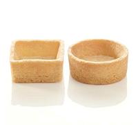 Pidy Mini Trendy Shortcrust Pastry Shell Assortment, Neutral - 96 Individual Shells