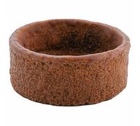 Pidy Premium Mini Round Tart 4 cm Chocolate - 210 Pieces