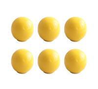 Pidynx 4 Pack Yellow Dresser Knobs 1.3" Ceramic Cabinet Knobs Cute Colorful Single Hole Pulls for Drawer 33mm Round Cupboard Handles for Children's Room Kitchen Wardrobe Cabinet Bathroom (4, Yellow)