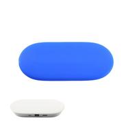 Pidynx Silicone Protective Case for Google TV 2024 Streamer 4K/Chromecast - Thickened, Soft-Touch Cover with Regular & Glow-in-The-Dark Color Options (Blue)