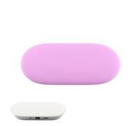 Pidynx Silicone Protective Case for Google TV 2024 Streamer 4K/Chromecast - Thickened, Soft-Touch Cover with Regular & Glow-in-The-Dark Color Options (Luminous Purple)