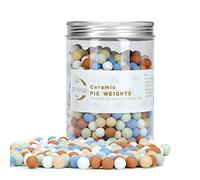 Pie Weights For Baking 8/9/10" Pie Pan, 1.54 LB Blind Bake Pie Crust/Tart/Quich Baking Beans Beads, Homemade Pie Kitchen Must Have, Colorful Ceramic Pie Weights for Home/Kitchen Decor