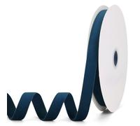 Pieaary Navy Blue Velvet Ribbon 5/8 Inch x 20Yd,Double Faced Premium Velvet Ribbon for Gift Wrapping Handmade Crafts Bow Making,Christmas and Wedding Decoration(5/8" Navy Blue)