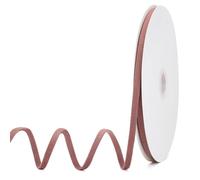 Pieaary Rose Gold Velvet Ribbon 1/4 Inch x 20Yd,Double Faced Premium Velvet Ribbon for Gift Wrapping Handmade Crafts Bow Making,Christmas and Wedding Decoration(1/4" Rose Gold)