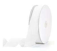 Pieaary White Velvet Ribbon 2" x 20Yd,Great for Gift Wrapping,Hair Bows Making, Wreaths,Wedding and Christmas Party Decoration (White 2")