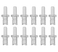 Piebert 12x Transparent Milk Nipple 45413 for Jura Milk System, Compatible with Fully Automatic Coffee Machines ENA E8, GIGA 6 10 W10, Impressa J6 J8 J8twin Z5 Z6 Z7 Z8 Z9 Z10, S8 S80 WE8
