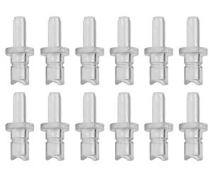 Piebert 12x Transparent Milk Nipple 45413 for Jura Milk System, Compatible with Fully Automatic Coffee Machines ENA E8, GIGA 6 10 W10, Impressa J6 J8 J8twin Z5 Z6 Z7 Z8 Z9 Z10, S8 S80 WE8