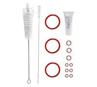 Piebert Care Care Set 200602 for Cecotec Cremmaet Compactccino - 3x Seal Set, Special Grease & Cleaning Brushes for Brewing Group & Milk System