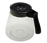 Piebert Glass Pitcher (Transparent,black) - Compatible with DeLonghi HZ1023 ICM17210 Clessidra Coffee Machine