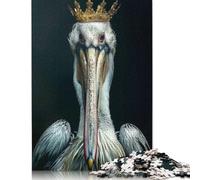 尺寸 Piece Animal Bird King Jigsaw Puzzles for Adult Teenagers Wood Puzzles for Adults& Teenagers Age 12 Years Up 300pcs (40x28cm)