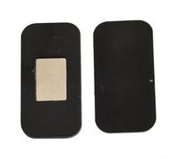 Piece Cabinet Door Catches with Magnet Design for Seamless Cabinet and Drawer Functionality in Modern Homes (Black 1 Set)