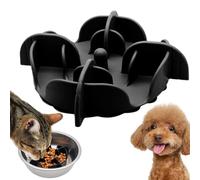 Piece Dog Bowl - Slow Eating Bowls, Dogs Puzzle Food | Safe And Lick Dog Food Maze, Interactive Silicone Pet Dish Slows Feeder Dishs For Eatings Speed Prevent Choking 5.3x5.3x1.3inch