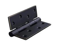 Piece-Dooroom Brass Thick Bearing Hinges 4"x3"x3mm, 5"x3"x3mm Solid Wood Door American Black Gold Mute Hinges with Screws(SG,5 inch)