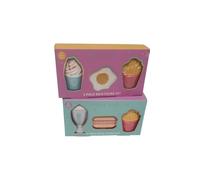Piece Food Shaped Bath Fizzer Gift Set - Milkshake, Egg & Fries - Fun Novelty Bath Bombs for Kids & Adults (Pack of 2)