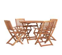 Piece Garden Dining Set Solid Wood Acacia Balcony Set vidaXL
