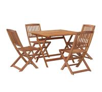Piece Garden Dining Set Solid Wood Acacia Balcony Set vidaXL