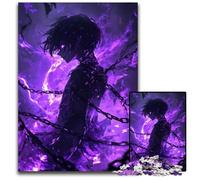 Piece Jigsaw Puzzle Chained Anime Warrior Difficult Puzzles for Adults for Teenagers Family Game Night BrainChallenging Gift Idea 1000 PCS(75x50cm)