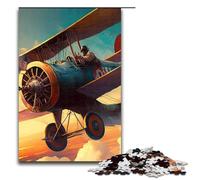 -Piece Jigsaw Puzzle Fires Planes Wooden Jigsaw Puzzles Challenging Brain Teaser for Teenagers Family Fun Interactive Game 1000 PCS(75x50cm)