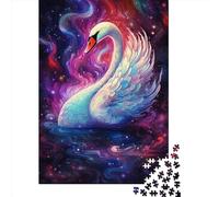 尺寸 Piece Jigsaw Puzzle for Adults Animal Swan Puzzles 尺寸 Pieces 材质 Board Jigsaw- Relax Puzzles Games-Brain Teaser Puzzle 300pcs (40x28cm)