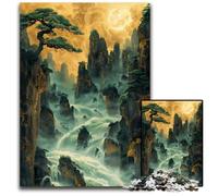 Piece Jigsaw Puzzle Golden RiverbPaper Jigsaw Puzzles for Mother'S Day Birthdays Christmas 1000 PCS(38x26cm)