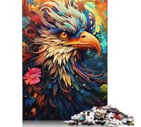 尺寸 Piece Jigsaw Puzzle The Colorful Psychedelia of Bird Warriors Puzzles for Adults & Kids Wood Jigsaw Christmas Puzzle Gifts 1000pcs (75x50cm)