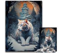 Piece Jigsaw Puzzle Tiger Imaginary Creatures Impossible Jigsaw Puzzles for Adults Interactive Family Game Ideal Family Activity Game 1000 PCS(75x50cm)