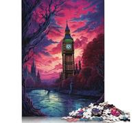 尺寸 Piece Jigsaw Puzzles A Large Bell Tower Above The City856 Jigsaw Puzzles for Adults Wood Puzzle Challenging Game 1000pcs (75x50cm)