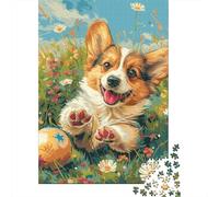 尺寸 Piece Jigsaw Puzzles Corgi Puzzles for Adults 材质 Puzzles Educational Game for Adult 300pcs (40x28cm)